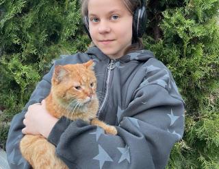 In the Lipetsk region, a fifth-grader saved a bleeding cat from death